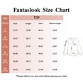 thumbnail image 6 of Fantaslook V Neck Button Sweatshirt for Women Pullover Long Sleeve Shirts Fall Fashion Tunic Tops, 6 of 7