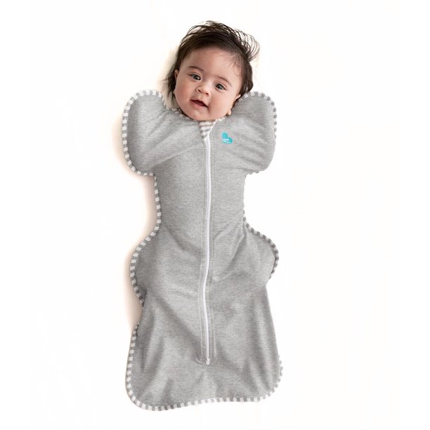 Saco de dormir para bebés Love to Dream Swaddle UP 1.0 TOG, gris, de 6 a 9 kg
