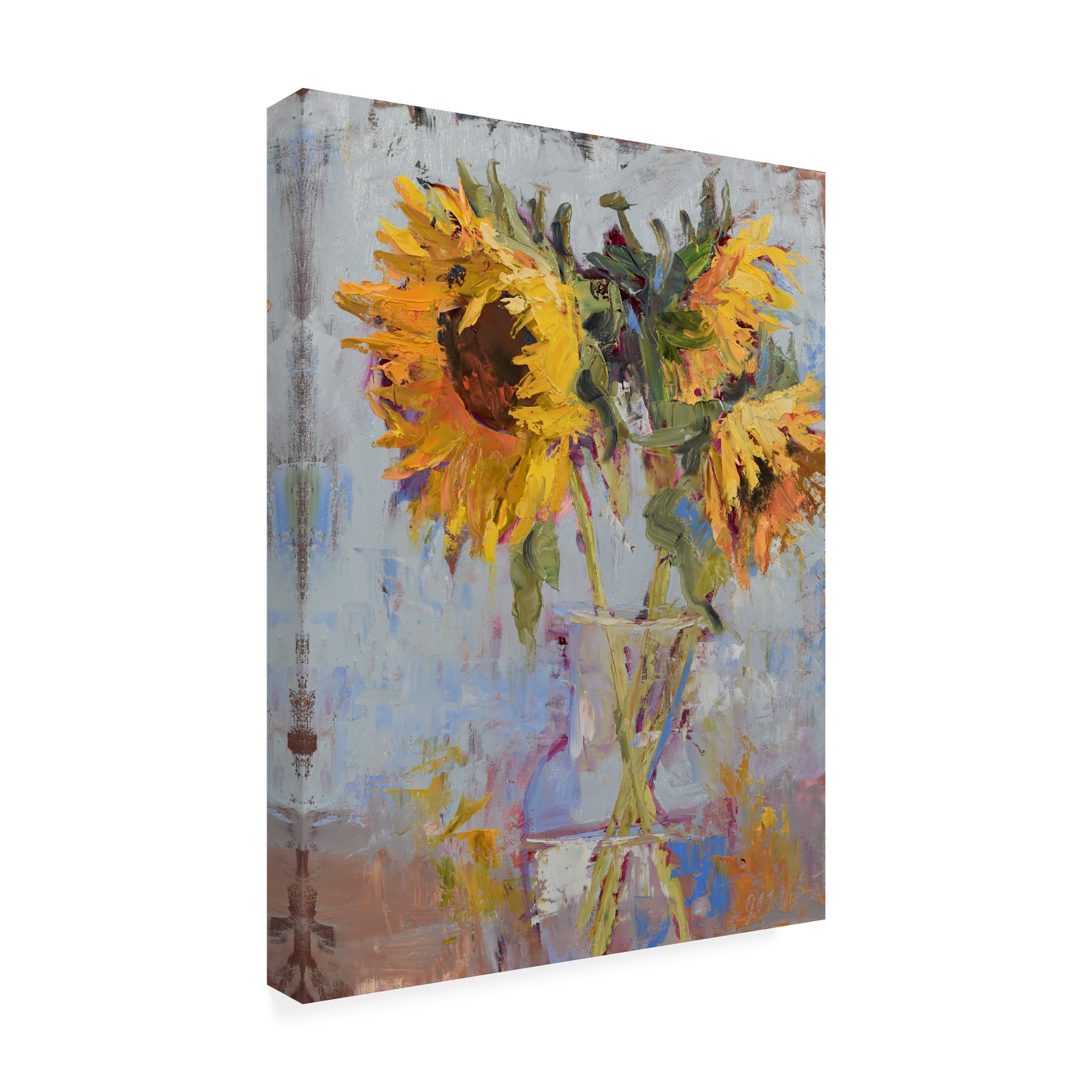 Jennifer Stottle Taylor 'Wild Sunflowers' Canvas Art