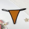 thumbnail image 2 of Panties for Women,Soft Breathable Seamless Thong Underwear For Women Everyday Wear Comfortable Panties Fit,Womens Underwear,Brown,S, 2 of 4