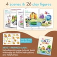 thumbnail image 5 of Holiday Deals Iumwxz DIY Modeling Kit with Tools Comes with Instructional Guide Featuring 4 Scenes & 26 Tutorials, 18 Cans of Modeling Weekly Deal Family Gifts Tailgating, 5 of 5