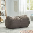thumbnail image 2 of Christopher Knight Home Delilah Traditional 4 Foot Suede Bean Bag Chair by  Green, 2 of 5