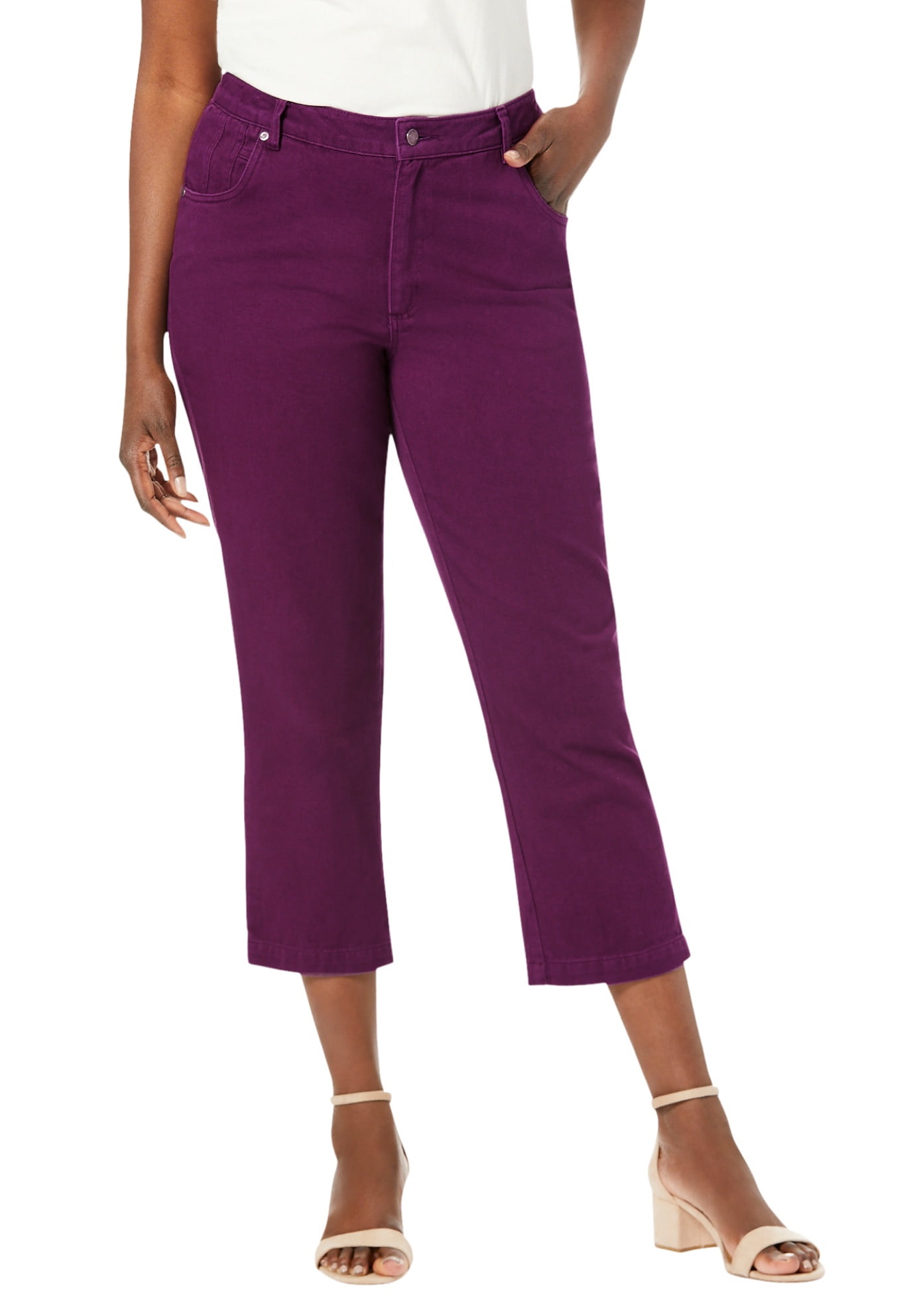 Classic Denim Capri Jeans 