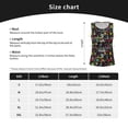 thumbnail image 4 of Uemuo Colorful Geometric Figures Pattern Workout Tank Tops for Women Breathable Moisture-wicking tank top Sleeveless Running Loose Fit Yoga Tops Active Shirts Sports Gym Exercise, 4 of 9