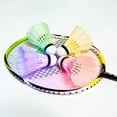 thumbnail image 5 of Ksports LED Badminton Shuttlecocks Feather 4 Pack Tube − Glow in the Dark Birdies, 5 of 7