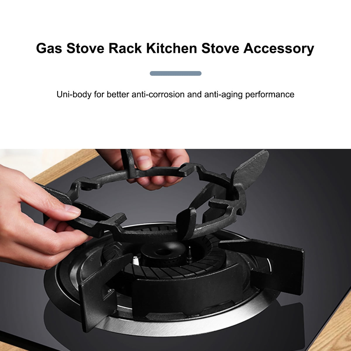 Practical Gas 1pc Gas Stove Holder Rack Stand Stove Stand Wok Pan Support Rack Kitchen Accessories for Home Kitchen (Black) - Walmart.com