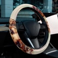 thumbnail image 6 of Floral Animal 14.5-Inch Printing PVC Leather Car Wheel Cover Steering Wheel Cover Auto Accessories, 6 of 6