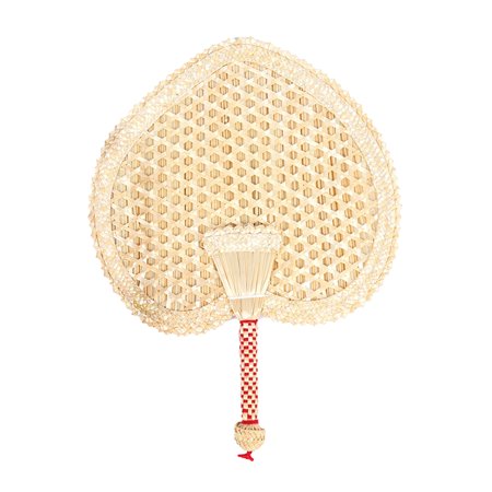 

GIFZES Hand Fan High Toughness Wheat Straw Woven Handheld Cooling Fan