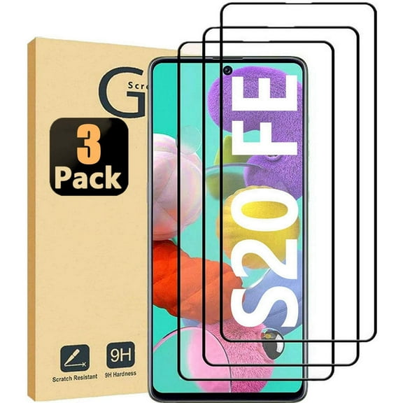 Allytech [3 Pack] Galaxy S20 FE 5G Screen Protector, Tempered Glass Screen Protector 9H Hardness Clear Scratch Resistant Bubble Free Anti-fingerprint for Samsung Galaxy S20 FE (Fan Edition) 5G
