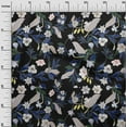thumbnail image 3 of oneOone Cotton Silk Black Fabric Floral Diy Clothing Quilting Fabric Print Fabric By Yard 42 Inch Wide, 3 of 4