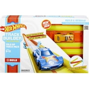 Hot Wheels Track Builder Fold Up Track Pack, 12 ft of Track, 5 Connectors & 1:64 Scale Car