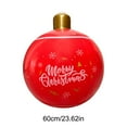 thumbnail image 2 of Yucurem Christmas Inflatable Ball Decor, Christmas Shinny Decoration, 24inch Large Xmas Ball Ornament for Party (6pcs), 2 of 9