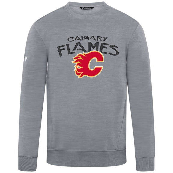 Men's Levelwear  Gray Calgary Flames  Zane Mission Sweatshirt