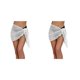 thumbnail image 1 of Qarigey Vestidos de playa Gancho de ganchillo Cubierta de de encaje Secado rápido Cómodo de usar Buena elasticidad corta Rojo S Blanco L 2piezas Qarigey CBP384154, 1 of 6