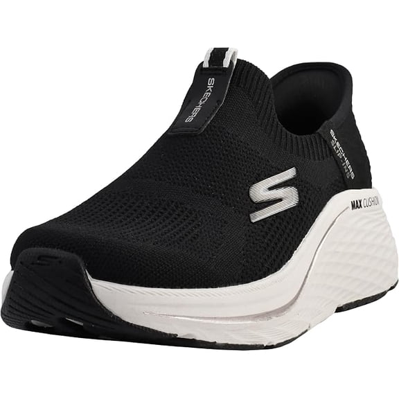 Skechers Max Cushioning Elite 2.0 - Eternal Womens Slip on Sneakers, Memory Foam Insole, Hands Free Slip-Ins, Vegan Material, Women Walking Shoes