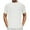 White, variant on ZCFZJW Men's T Shirt Short Sleeve Crew Neck Athletic Workout T-Shirt Casual Summer Classic Basic Cotton Tee Shirts Tops Beige XXL