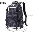 thumbnail image 2 of Mochila para niños con puerto de carga, mochilas para portátiles, mochilas resistentes al agua para estudiantes (negro) TUNC Sencillez, 2 of 5