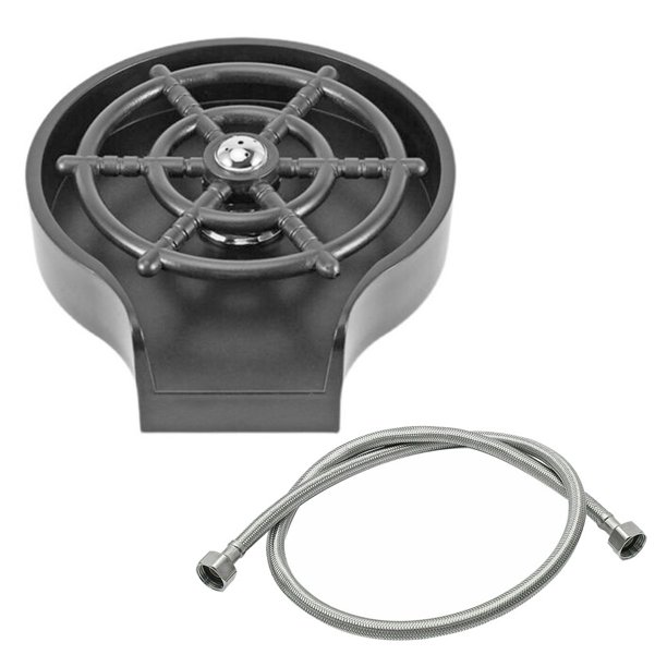 Automatic Glass Rinser Bar Coffee Cup Cleaner Kitchen Sink Pitcher