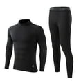 thumbnail image 1 of Mens Thermal Underwear Mens Plush Thickening And Quick Heating Clothing Pant Set, 1 of 6