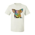thumbnail image 3 of Dean Russo The Pig Animal Lover Men's Graphic T-Shirt, White, 5X-Large, 3 of 6