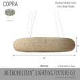 thumbnail image 6 of N1727-84-Minka Metropolitan-Copra - 8 Light Chandelier-5.5 Inches Tall and 36 Inches Wide, 6 of 7