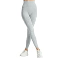 thumbnail image 4 of Celsior Compression Leggings 3D Workout Yoga Pants Butt Lift Booty Workout Tights 3D Gym Leggings for Women Full Length Buttery Soft Booty Butt Lifting Leggings Fitness Sport Pants Light Ashy S, 4 of 7