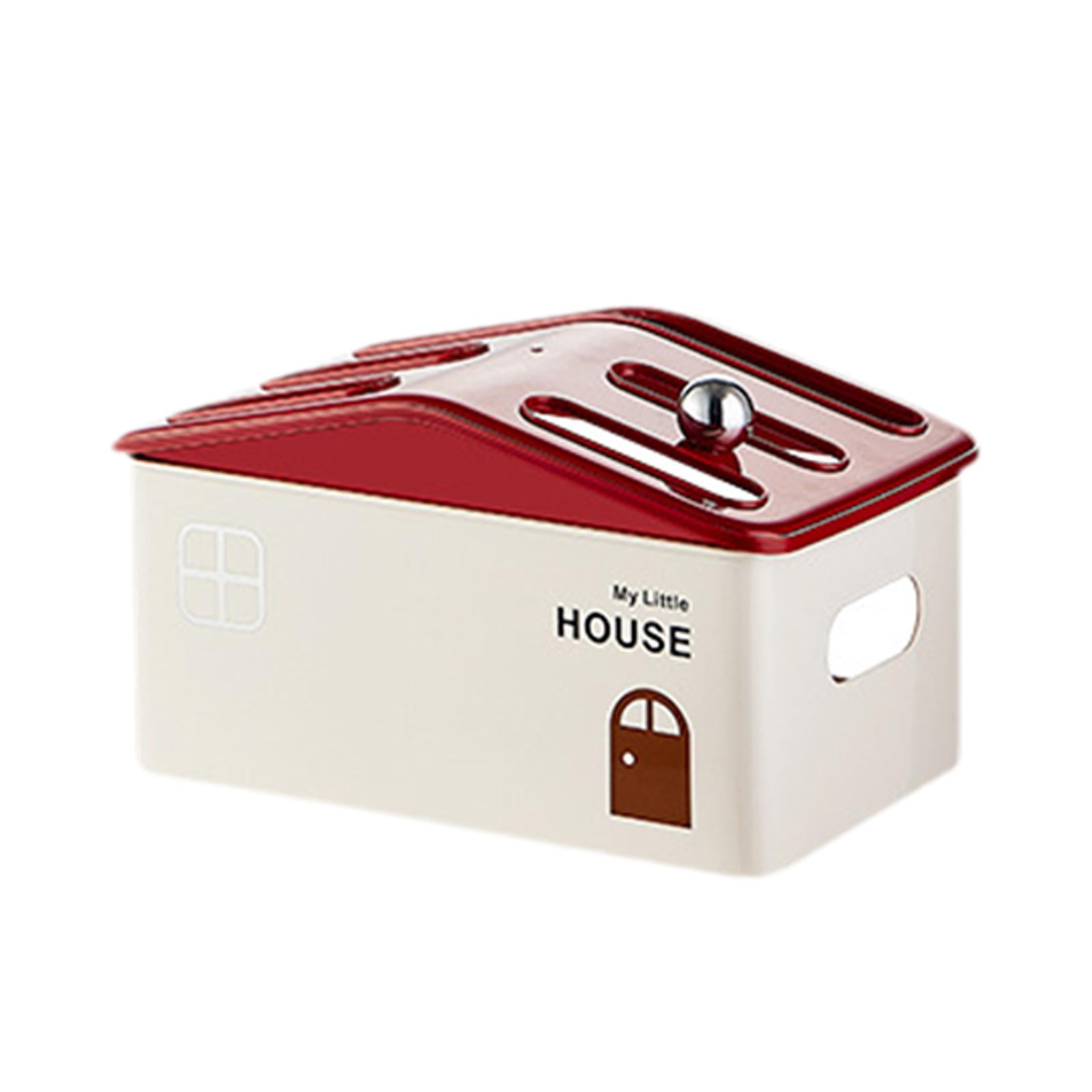 Fiocias Durable Router Storage Box Cord Organizer Cable Management Rack Modern Dustproof Single Layer
