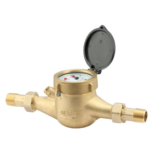 Medidor de agua Watflow DN20 3/4 NPT con latón para jardín o fábrica