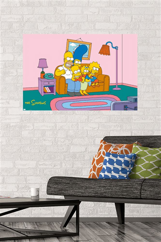 The Simpsons - Couch Wall Poster, 22.375" x 34"