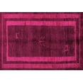 thumbnail image 1 of Ahgly Company Indoor Rectangle Abstract Pink Modern Area Rugs, 5' x 8', 1 of 4
