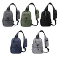 thumbnail image 4 of Guardurnaity Bolso bandolera elegante para mujer, ligero e impermeable, tipo bandolera, práctico y duradero. Bolsas de mensajero y de hombro azul, 4 of 6