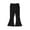 Black, variant on Girls Cargo Pants Cute Soft Full Length Comfy Girls Stretch Jeans,Blue,90