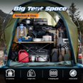 thumbnail image 2 of Carpa para Cama de Camioneta WildFinder PU3000mm Impermeable para Cama de 6.4-6.7 pies, 2 of 9