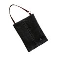 thumbnail image 3 of Bolsa de tejido colgante Macarena bolsa de almacenamiento dispensador de pañuelos reutilizable Negro, 3 of 8