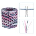 thumbnail image 4 of Uxcell 219 Yards Raffia Ribbon Raffia Craft Ribbon Paper Twine Wrapping Ribbon, Rose Red/Navy Blue, 4 of 7