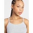 thumbnail image 4 of No Boundaries Cotton Stretch Drop Needle Strappy Tank Top, Women's XS-XXXL, 4 of 5