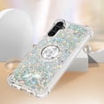 thumbnail image 5 of Funda para Samsung Galaxy A14 5G con Brillo Líquido Flotante, Purpurina, Parachoques y Anillo Giratorio Soporte, 5 of 5