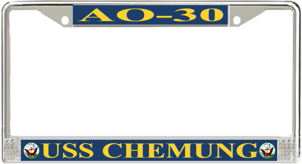 USS Chemung AO-30 License Plate Frame