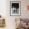 thumbnail image 3 of Historic Framed Print, [Two native children posed, standing, full-length, facing front, Mexico].photo by Eugenio B. Downing., 17-7/8" x 21-7/8", 3 of 9