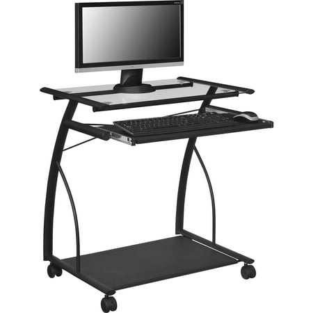Ameriwood Home Sheldon Mobile Computer Desk Black Walmart Com