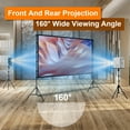 thumbnail image 4 of 120In Portable Projector Screen with Stand Foldable Anti-Crease HD 4K Movie Screen for Outdoor and Indoor Use Perfect for Home Theater Movie Nights Parties Weddings and Business Presentations, 4 of 8