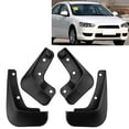 thumbnail image 1 of Set Mud Flaps Splash Guards Mudguards Fit for Mitsubishi Lancer 4-Door Sedan 09-2011, 1 of 5