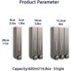 thumbnail image 2 of Liquid Soap Dispenser Wall Mount, 2 Chamber Bathroom Shower Pump Dispenser,Press Manually Lotion Soap Dispenser Use (Black), 2 of 5