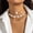 Color2, variant on NICKSUN Boho Beach Layered Necklace, Seashell Starfish Imitation Pearl Stackable Multi Strand Choker Necklace, Vintage Ocean Vacation Women Neck Jewelry