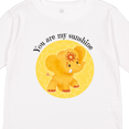 thumbnail image 4 of Inktastic You are my sunshine Elephant Etana Yellow and Cute Boys or Girls Long Sleeve Toddler T-Shirt, 4 of 5