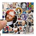 thumbnail image 2 of Paquete de pegatinas con citas literarias de Shakespeare, 50 unidades, 2 of 2