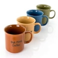 thumbnail image 2 of Gibson Home Thoughtful Morning 4 Piece 26 Ounce Stoneware Cup Set in Assorted Colors, 2 of 8