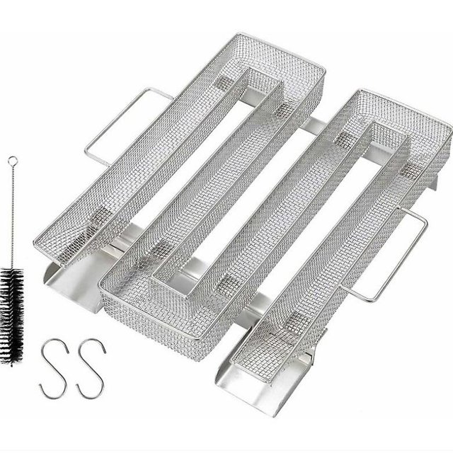 CHAO (22,5 x 17,5 x 4,5 cm) Generador de humo a escala de acero inoxidable para ahumador a escala, generador de humo en frío, ahumador de alimentos