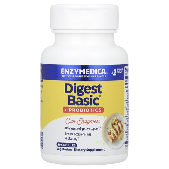 ENZYMEDICA | DIGEST BASIC + PROBIOTICS 30 cápsulas