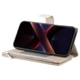thumbnail image 3 of Funda cartera GANGXUN para Xiaomi Redmi 15C , cuero PU con tarjetero, cremallera, correa de mano, soporte y protección 753°, 3 of 6